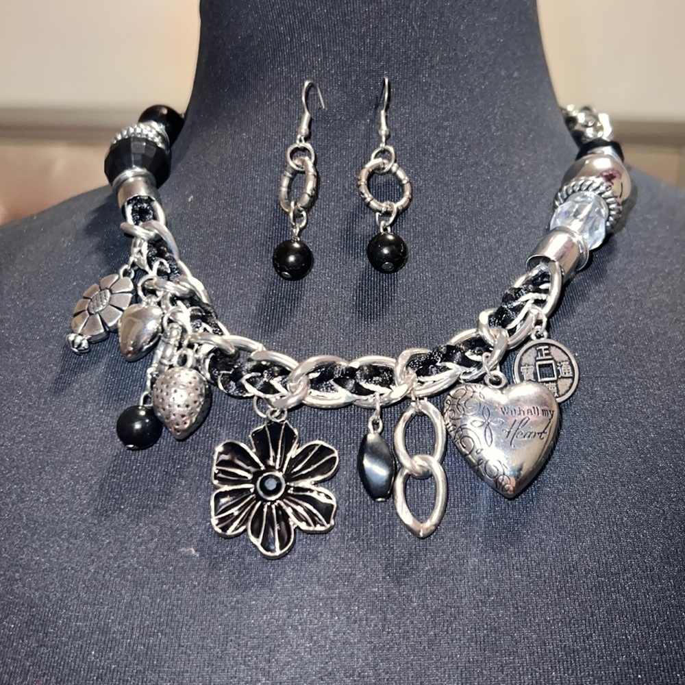 Charmed Necklace & Matching Earings
